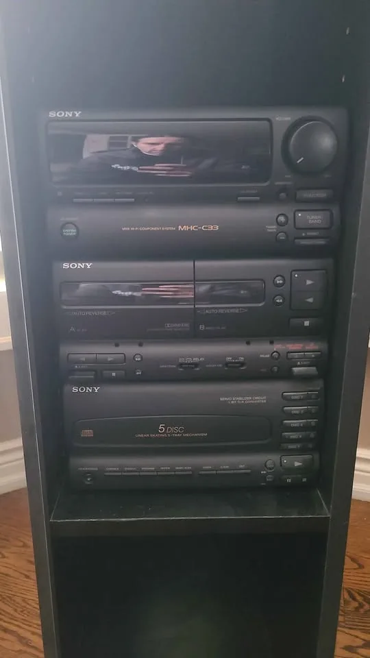 Stereo Shelving Cabinet with Optional Sony Receiver image indicator(2)