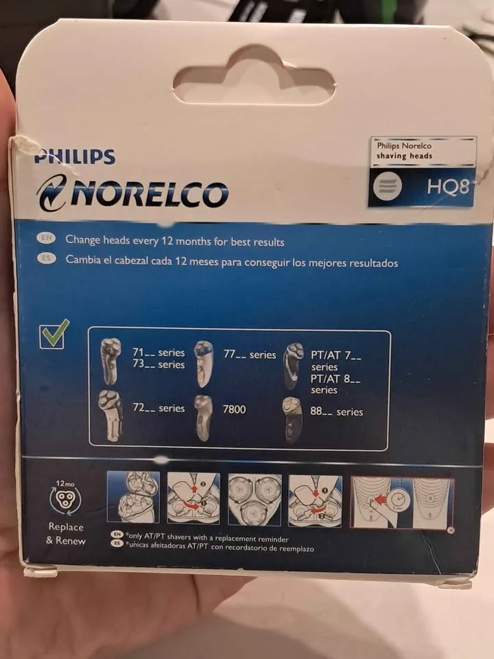 Phillips Norelco HQ8 shaving heads image indicator(2)