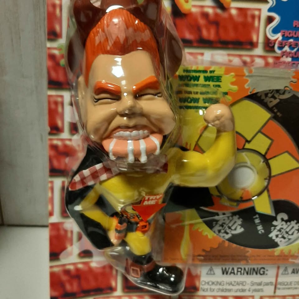 Rare Spew Crew Spitty the Kid Action Figure & CD 1997 - photo 3