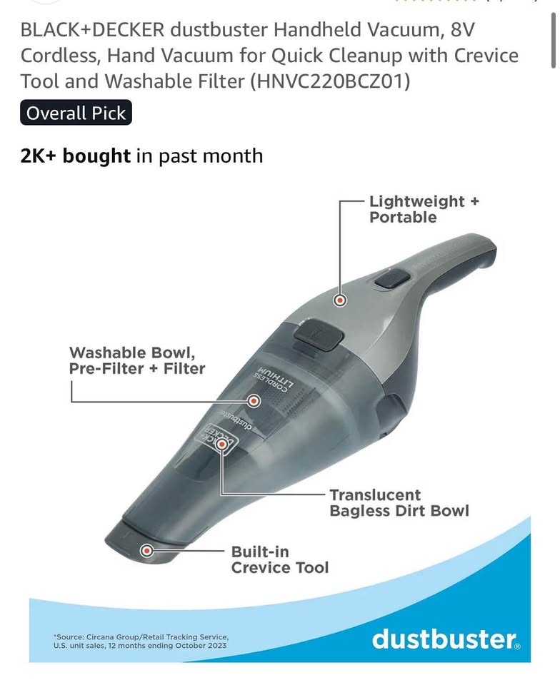 Cordless Hand Vacuum - MUST GO BY 10/31 - photo 3