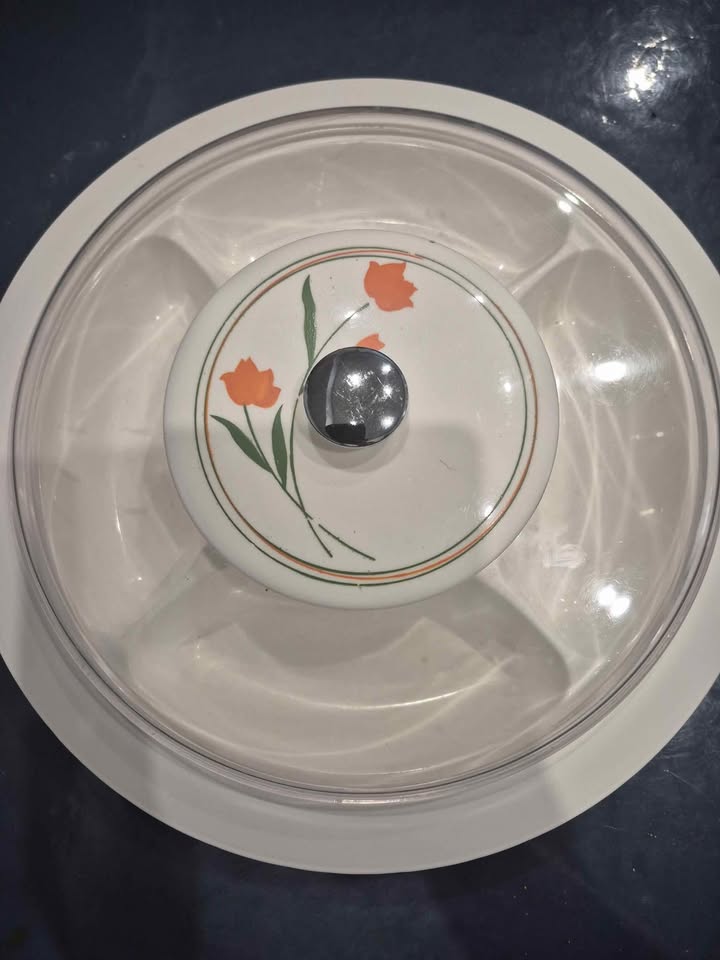 Round Serving Dish With Lid - photo 2