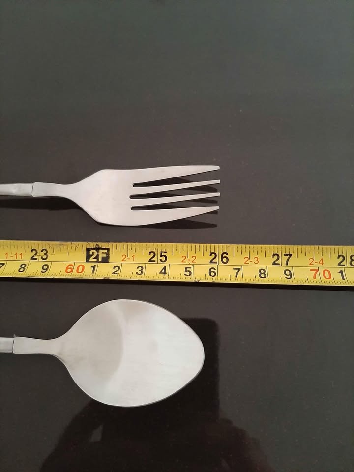 Telescopic Spoon and Fork gag joke BBQ combo New - photo 5