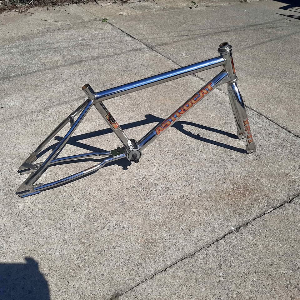 Vintage 1985 Supercycle Astrocat Chrome Frame & Fork