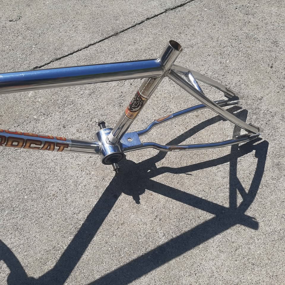 Vintage 1985 Supercycle Astrocat Chrome Frame & Fork - photo 4