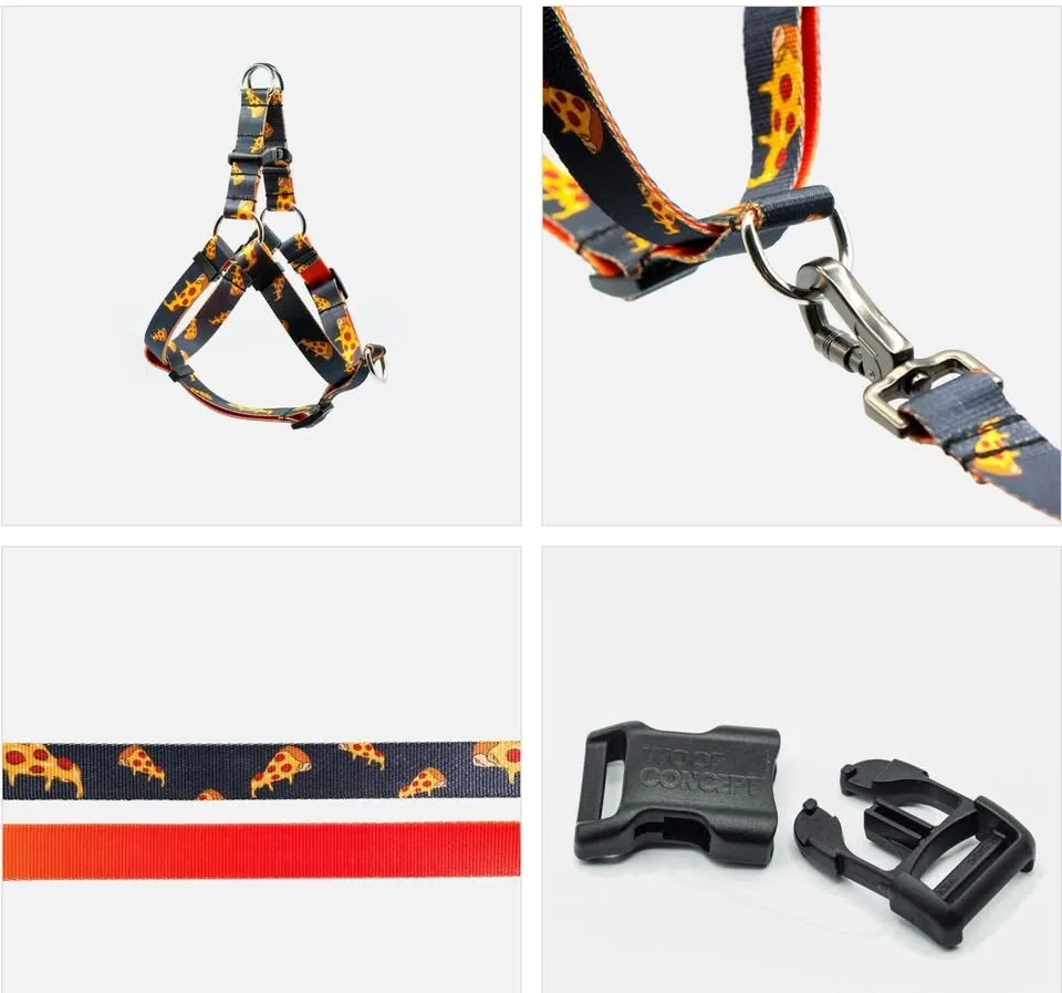 Woof Concept Dog Harness + Leash Set – “Brooklyn” Print image indicator(2)