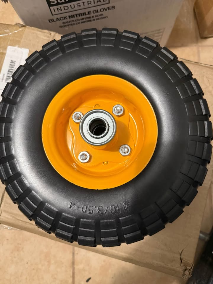 Solid wheel for gates, dollies , barrel - photo 2