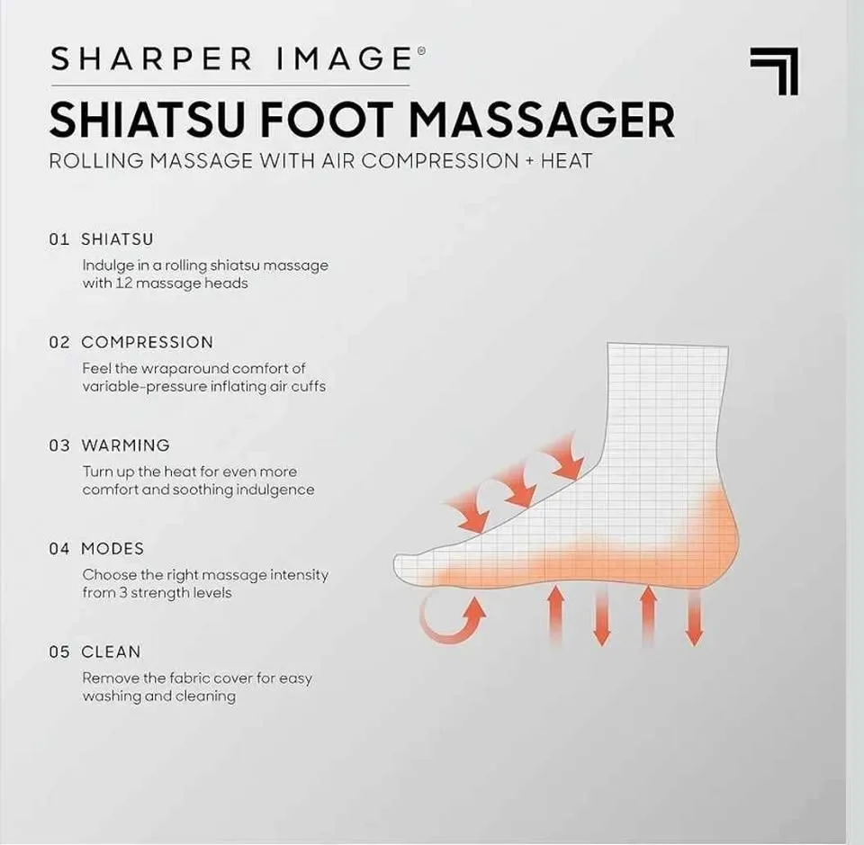 SHARPER IMAGE Shiatsu Foot Massager image indicator(3)
