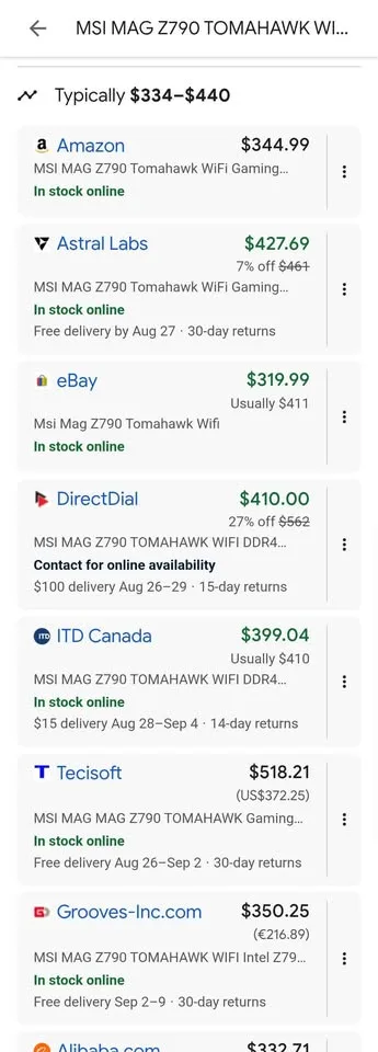 MSI MAG Z790 TOMAHAWK WIFI INTEL MOTHERBOARD (NEW) image indicator(3)