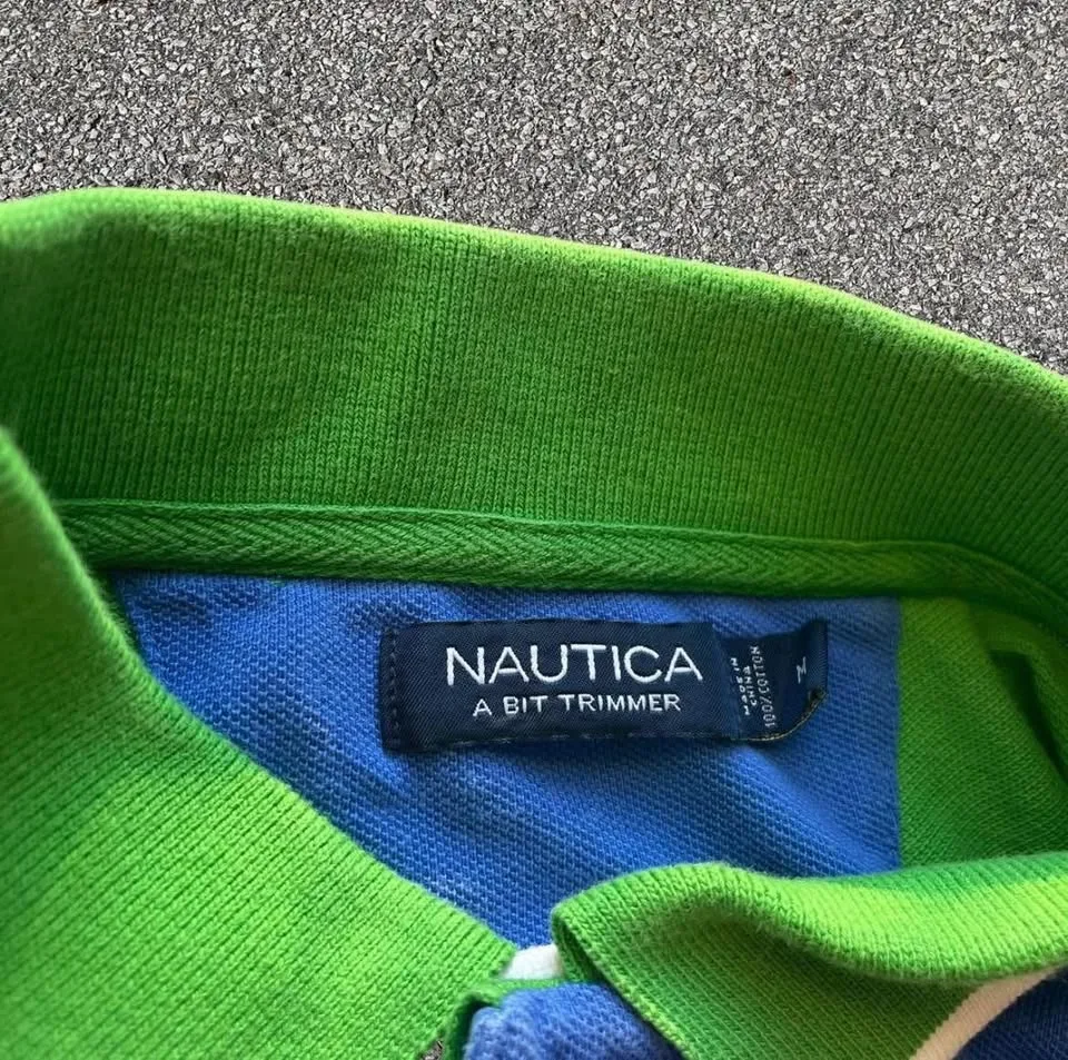 VINTAGE Nautica Polo Shirt image indicator(4)