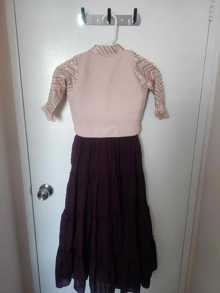 ✨ Girls’ Purple & Pink Party Dress –Size 6-8 - $10! ✨ image indicator(7)