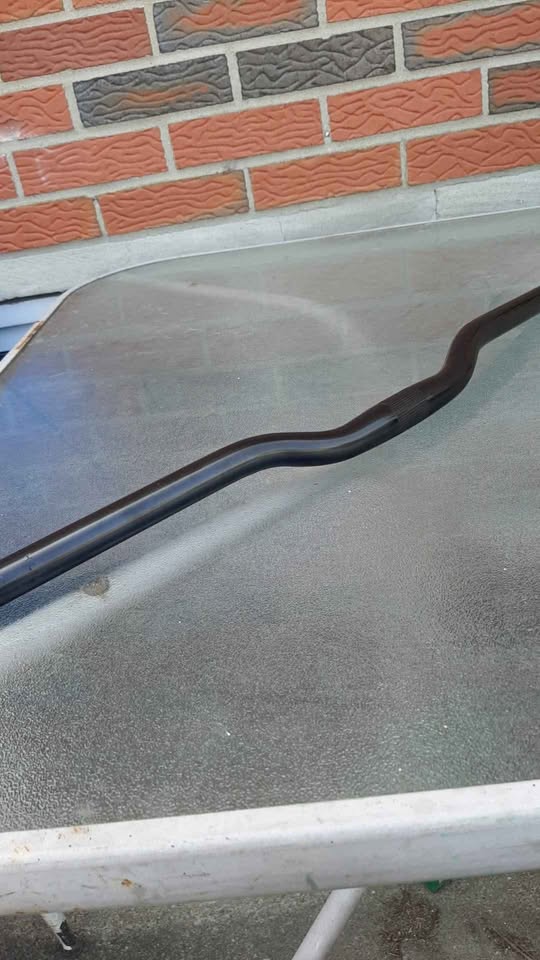 New NOS 580mm black steel handlebars for fixed bike - photo 2