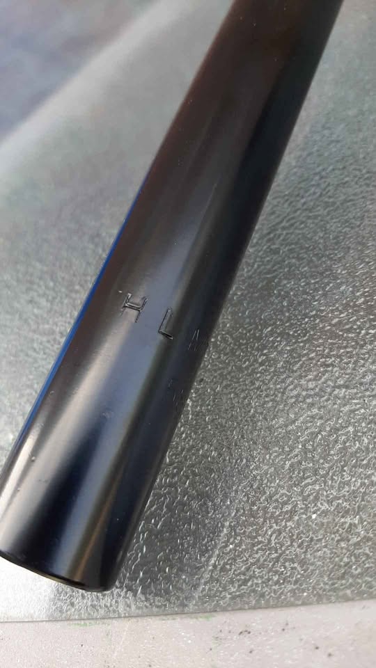 New NOS 580mm black steel handlebars for fixed bike - photo 3