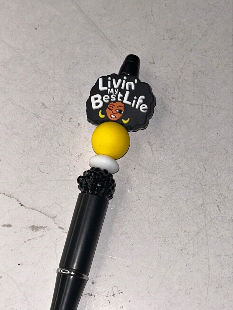 Beaded pen