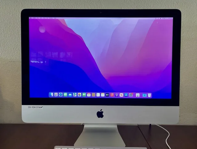 Apple iMac 21.5" Retina 4K, i5, 8GB RAM, 1TB HDD thumbnail