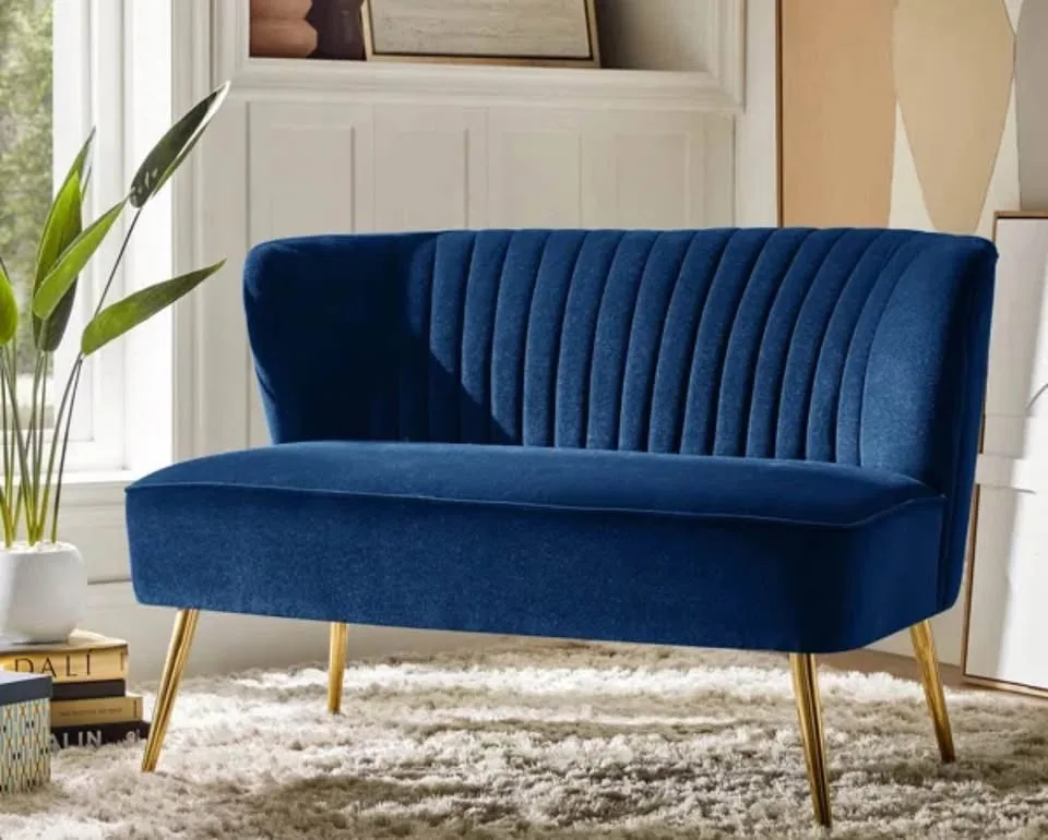 BLUE & GREEN LOVESEATS FOR RENT! Weddings, Pre-Events, Sangeets image indicator(3)