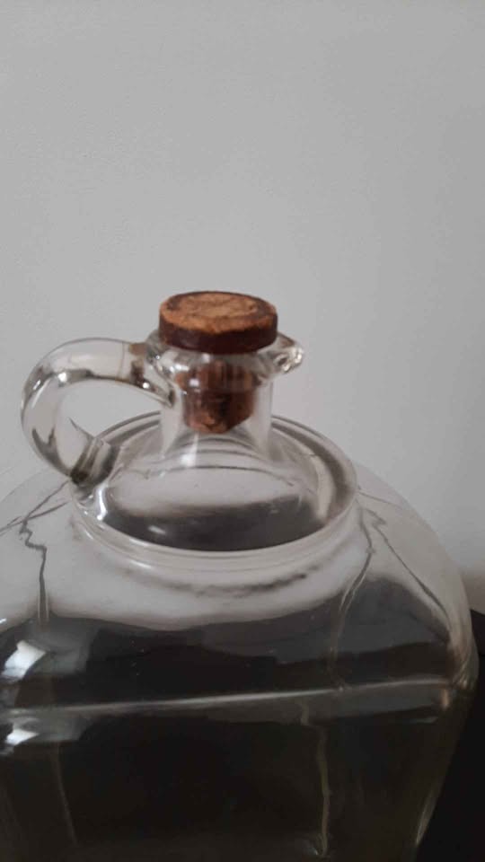 Vintage Clear Glass Bottle Bright's Since 1874 13.5 inch - photo 4