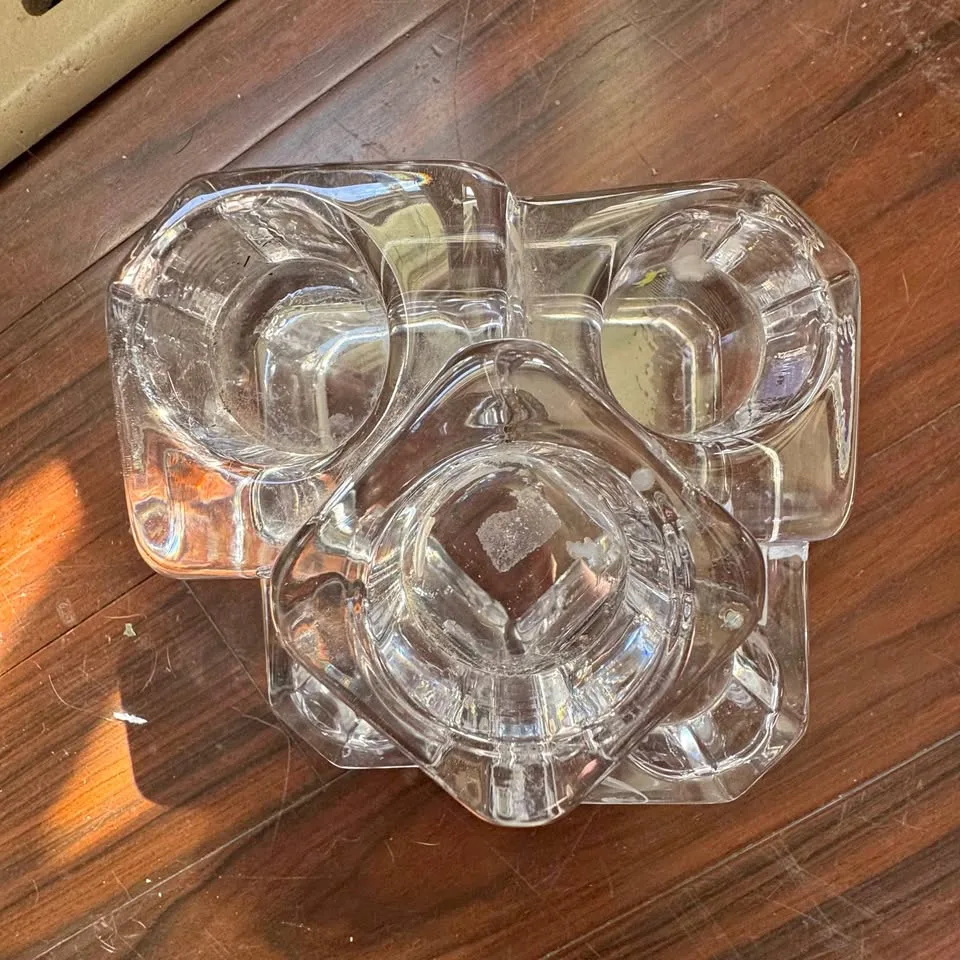 Partylite Crystal Castle Tealight Holder P7170 thumbnail