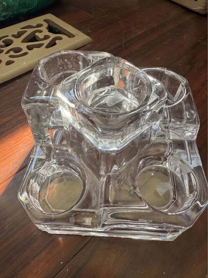 Partylite Crystal Castle Tealight Holder P7170 image indicator(3)