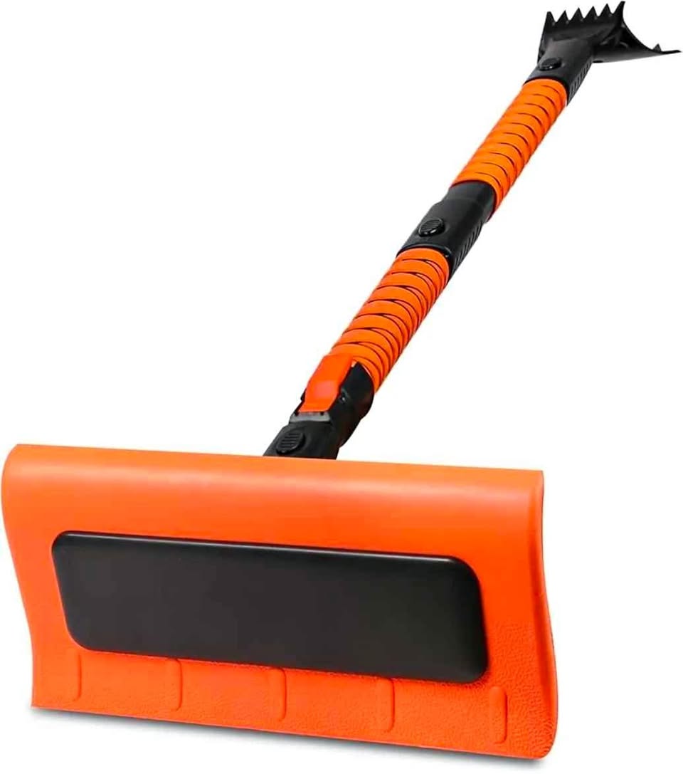 EcoNour 29" - 50" Snow Broom Brush Ice Scraper NEW