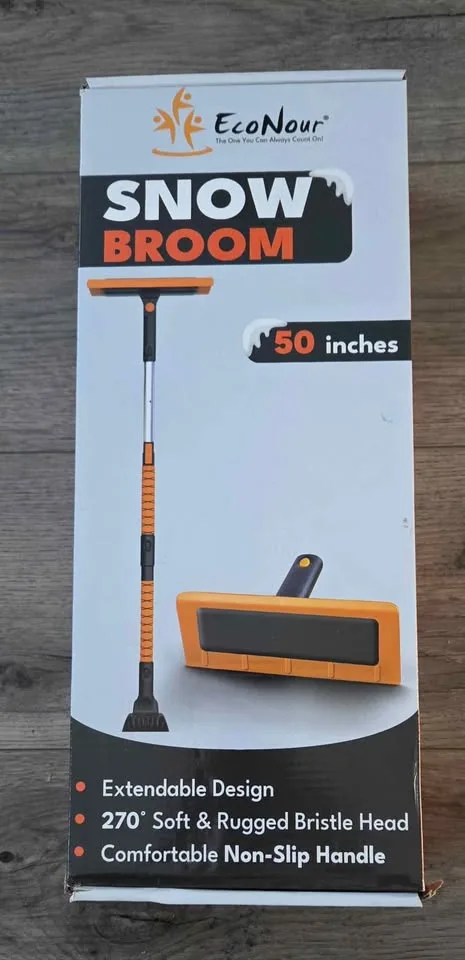 EcoNour 29" - 50" Snow Broom Ice Scraper for Car SUV Truck NEW image indicator(10)