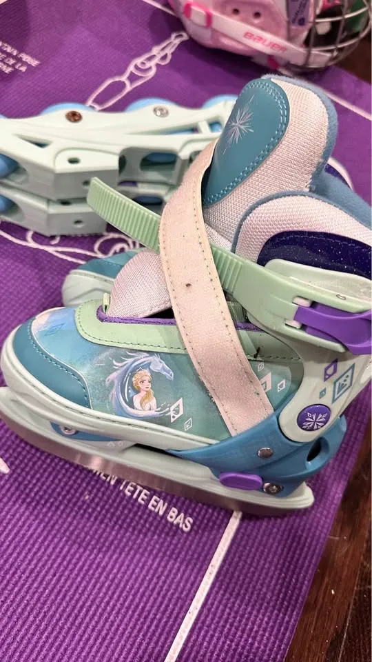 8-11y interchangeable ice skates/rollerblades image indicator(3)