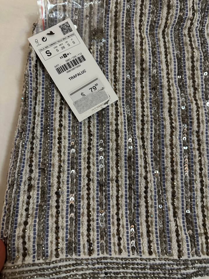 Zara NWT Sequins Skirt - photo 2