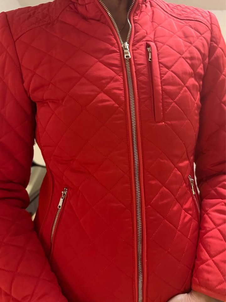 Zara Red Puffer Jacket - photo 2