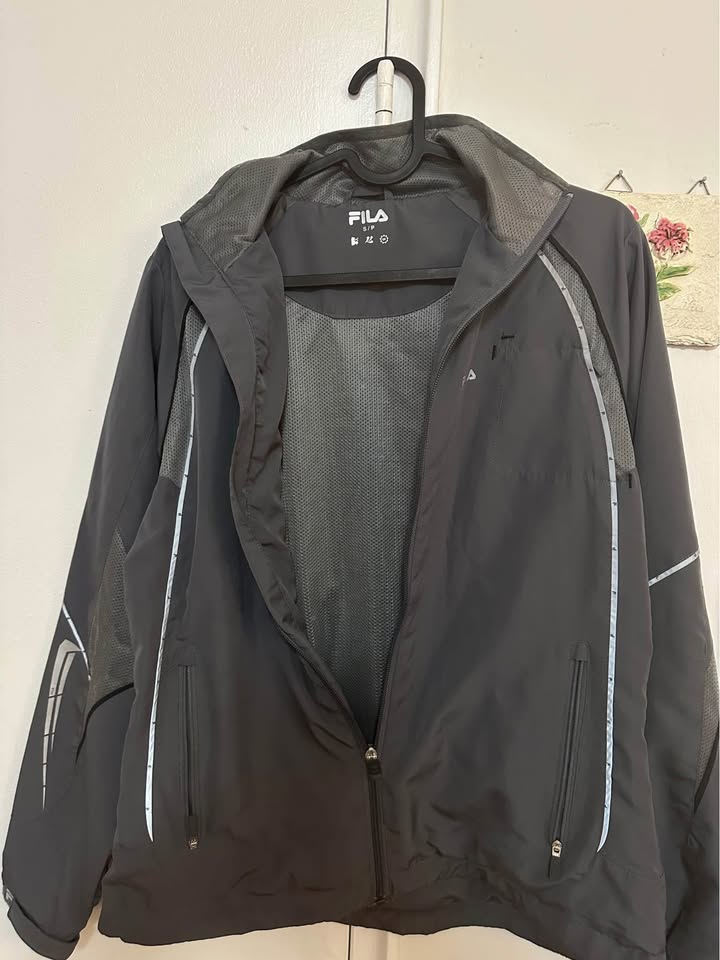 Fila Grey Lightweight Windbreaker Jacket - photo 2