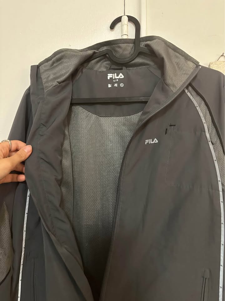 Fila Grey Lightweight Windbreaker Jacket - photo 4
