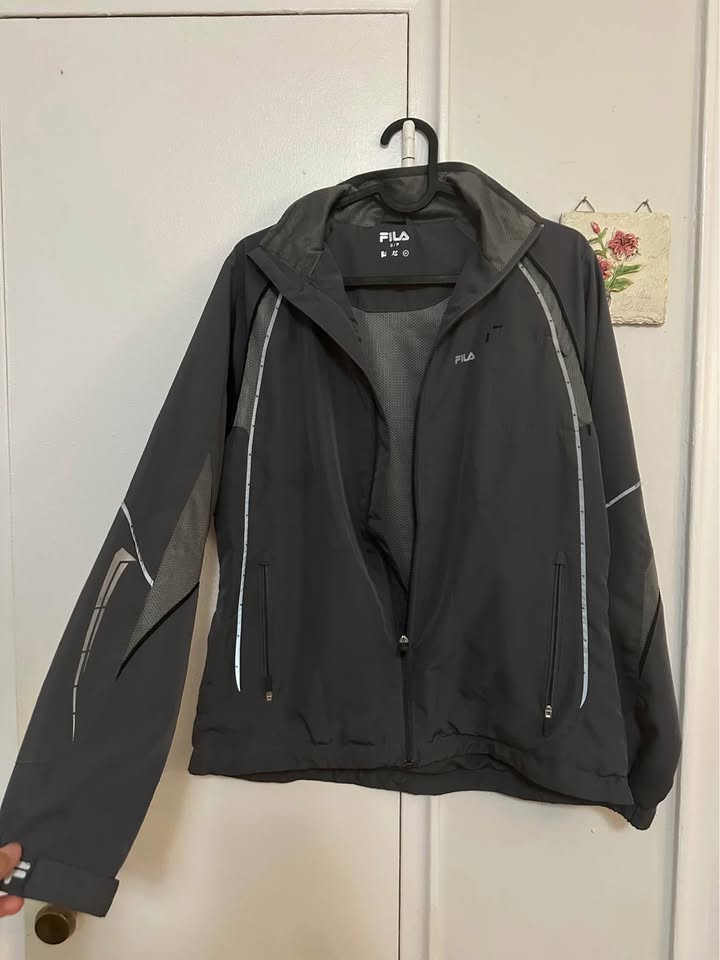 Fila Grey Lightweight Windbreaker Jacket - photo 5
