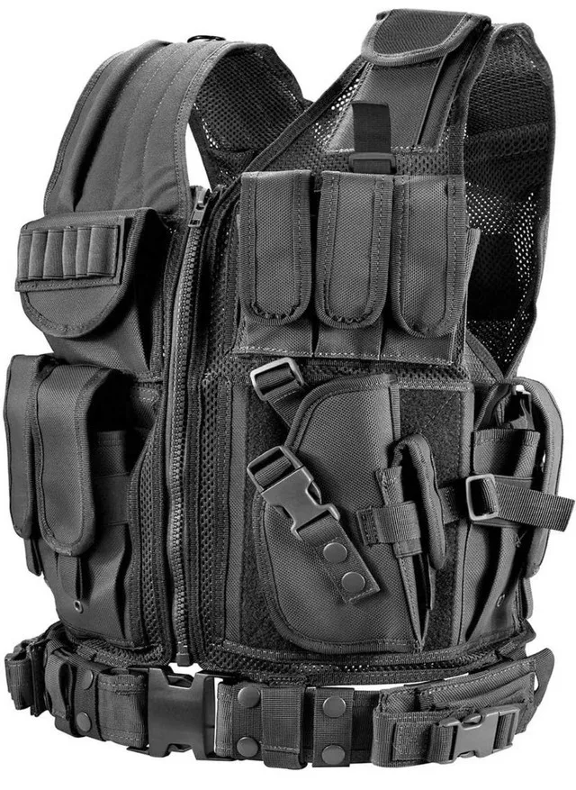 New Tactical MOLLE Vest Modular Jacket Paint Ball image indicator(2)