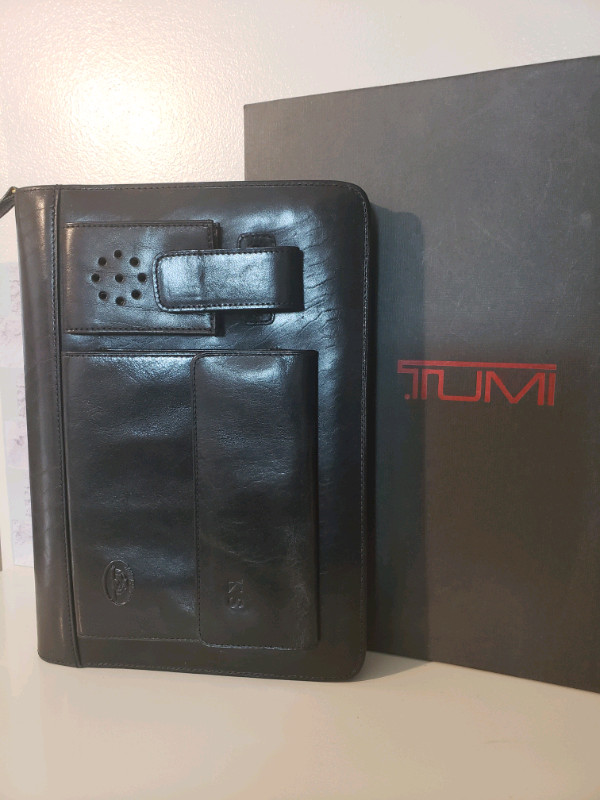 NEW TUMI LEATHER TONY PEROTTI ATTACHÉ DAY PLANNER BOOK - photo 2