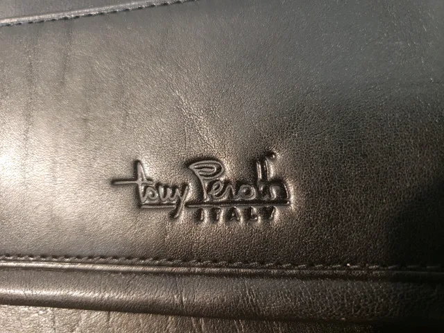 NEW TUMI LEATHER TONY PEROTTI ATTACHÉ DAY PLANNER BOOK image indicator(6)