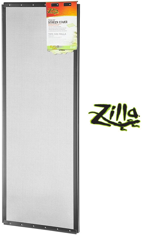 NEW Zilla Reptile Terrarium Covers Fresh Air Mesh Screen 30 x 12