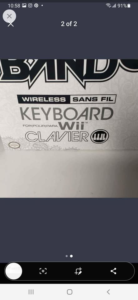 Rock band 3, Wii Keyboard NEW with dongle & strap sealed box - photo 4