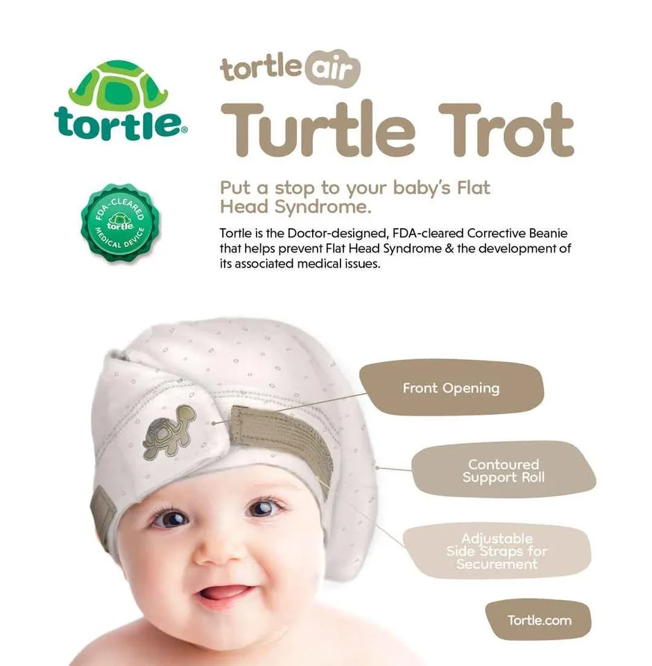 Tortle Corrective Beanie- Baby's guide for a perfect shape head image indicator(4)
