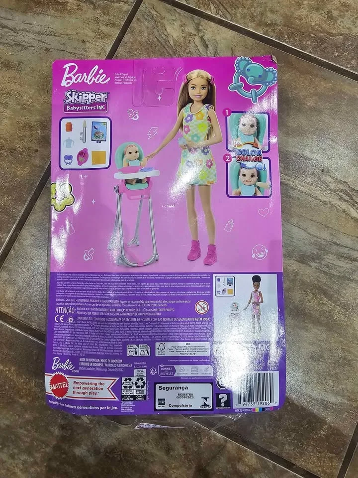 Barbie Skipper Babysiter Feed Baby Playset image indicator(3)