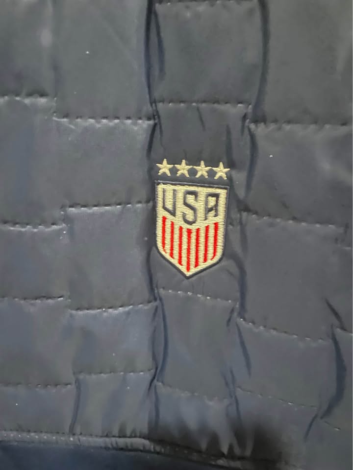 US Men’s National Team Jacket - XL - Dark Blue -Worn Twice - photo 2