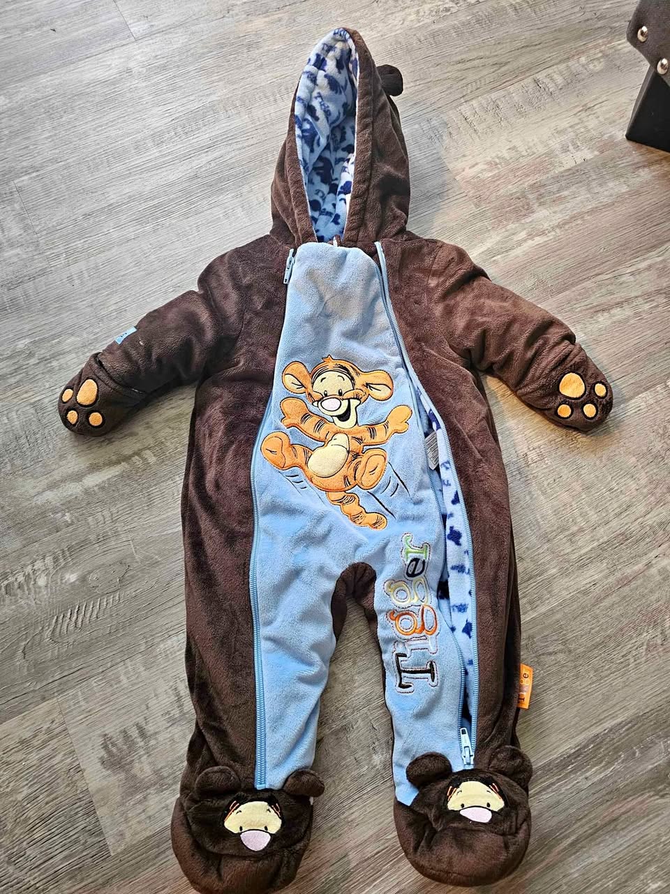 6 month Snow Suit - Tigger from Winnie the Pooh