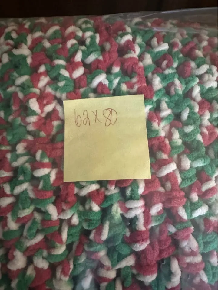 Red and Green Christmas Blanket image indicator(2)