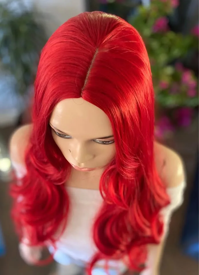 26-Inch Wig - Little Mermaid Poison Ivy (NEW) image indicator(8)