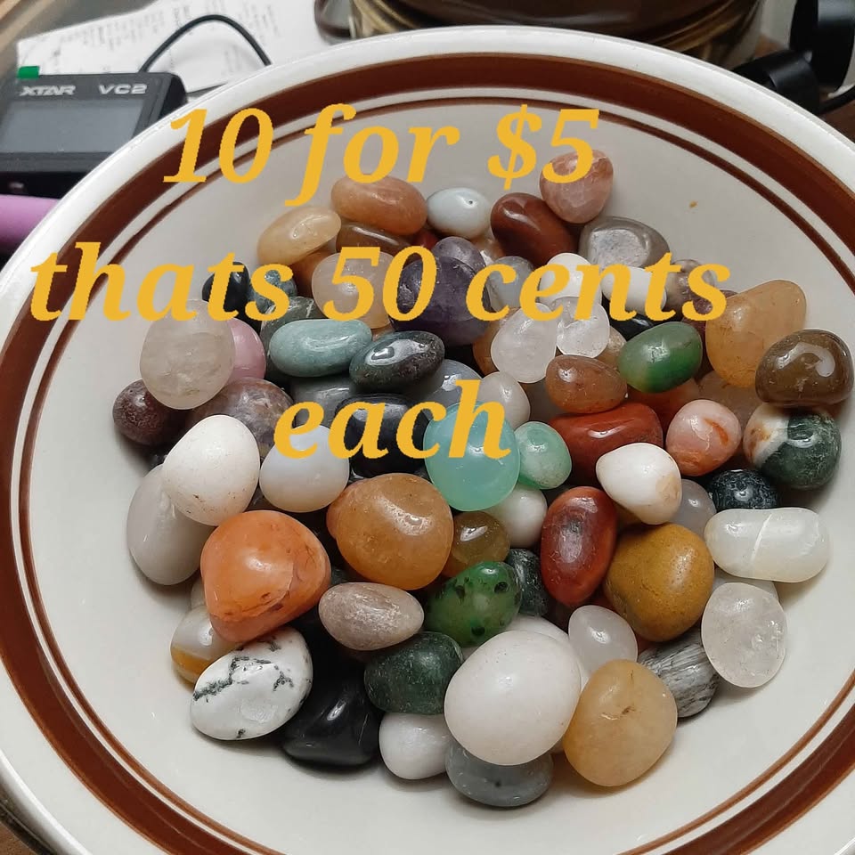Small to medium Tumbled stones, Pebbles, for jewelry, luck - photo 3