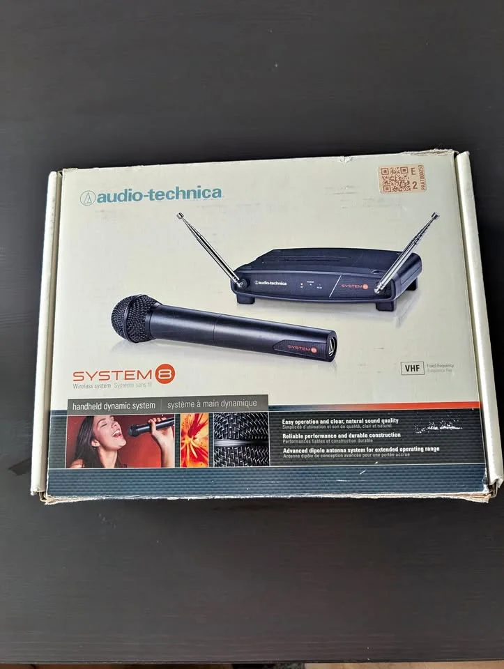 Wireless VHF Microphone Audio technica thumbnail