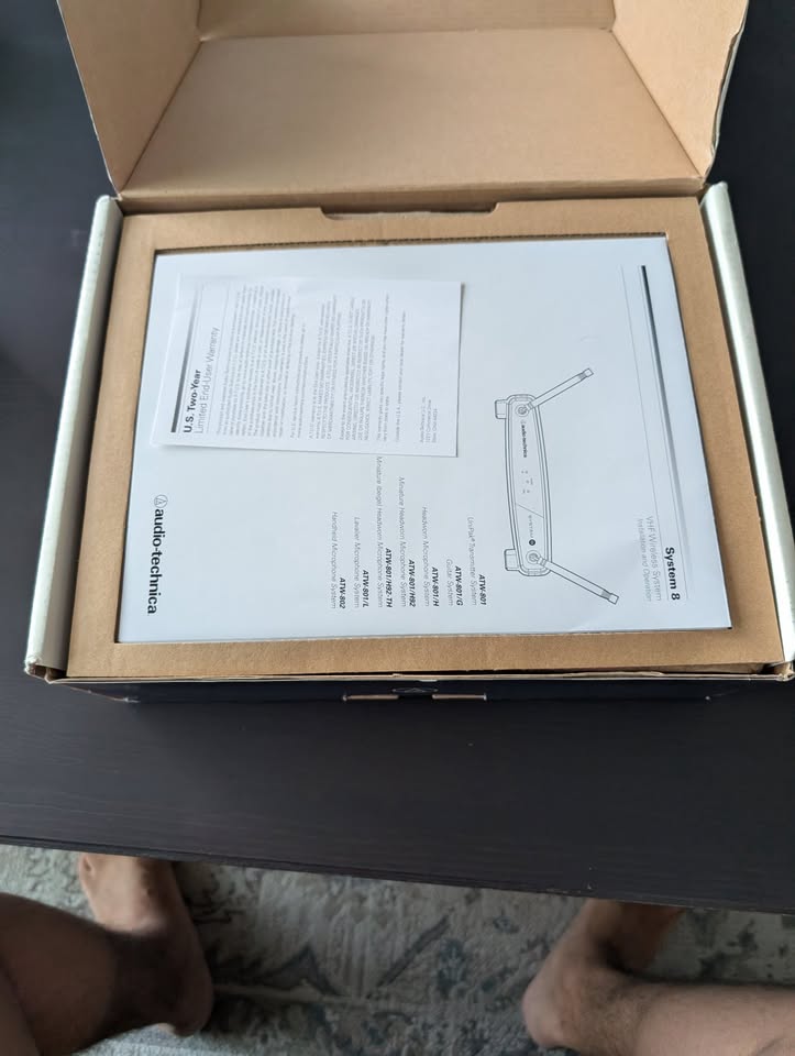 Wireless VHF Microphone Audio technica - photo 5