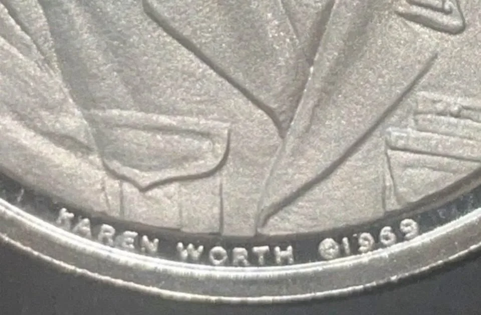 1969 Eisenhower Ike .999 Silver Medal image indicator(3)