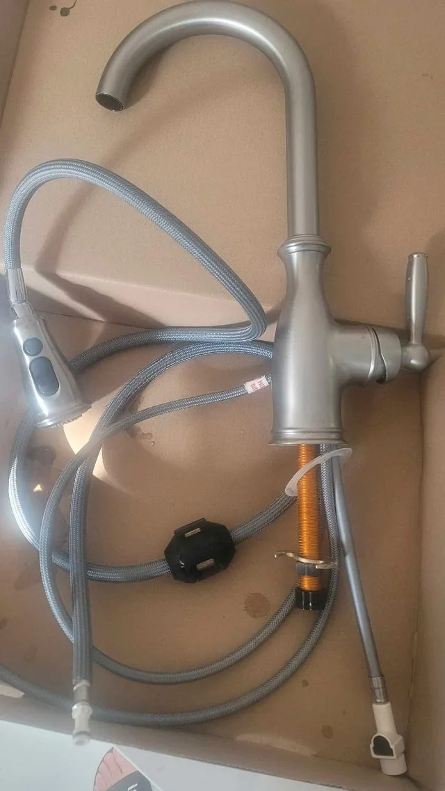 Moen Kitchen Faucet (Brushed nickel) 50$ thumbnail