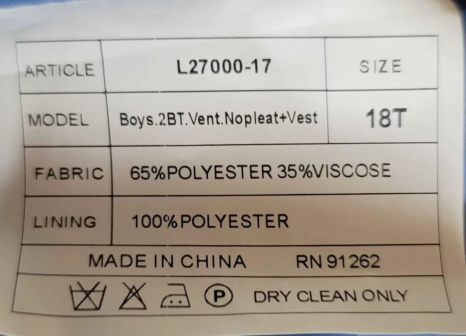 London Fog Boys 18T 3-Piece Suit - Worn Once! image indicator(5)