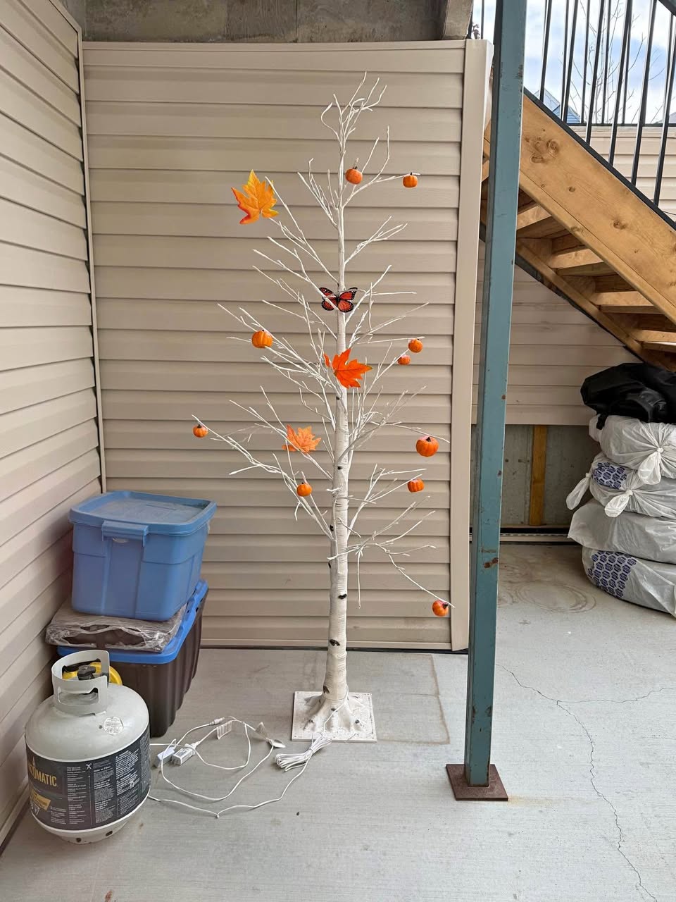 LED Birch Tree