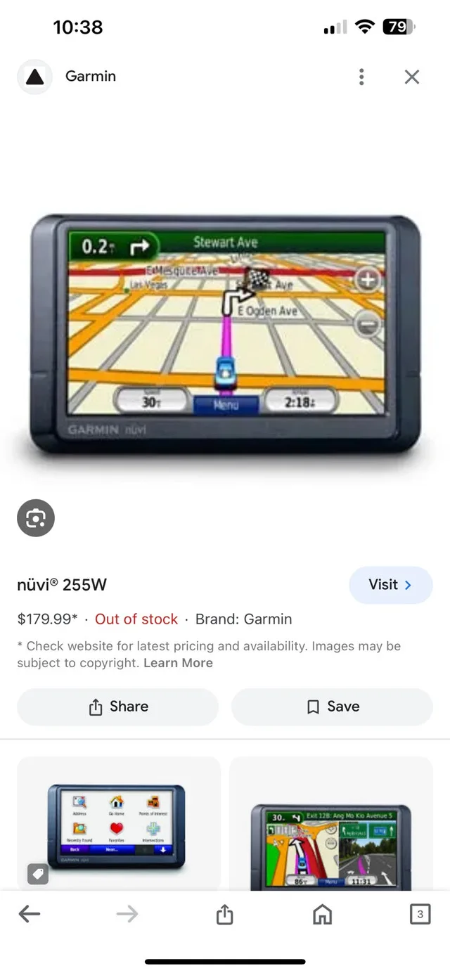 Garmin Nüvi 255w Navigation GPS image indicator(5)