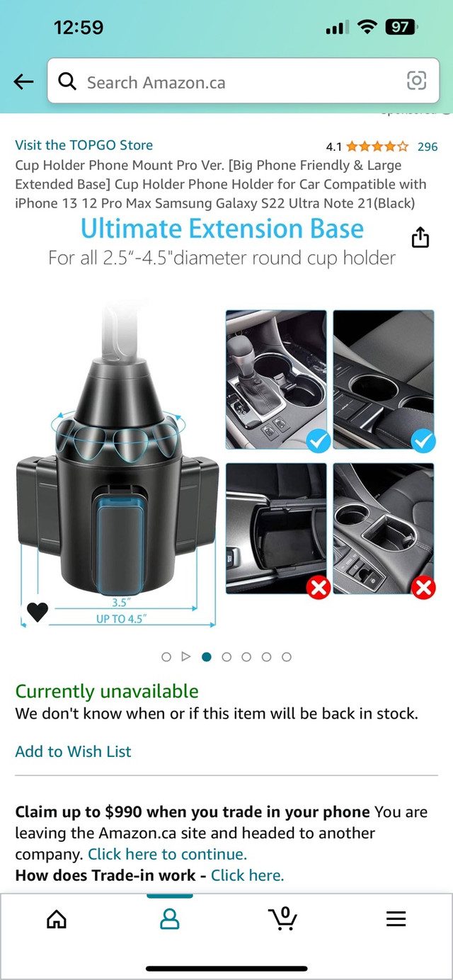 Mobile Cup Holder (TopGo) - photo 5